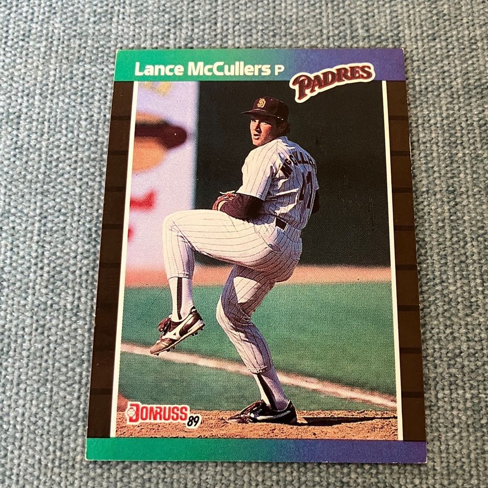 1989 Donruss San Diego Padres Baseball Card Trading Card